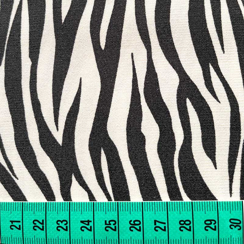 56 rayon 44 viscose satijn Dierenprint zebra dierenprint stof